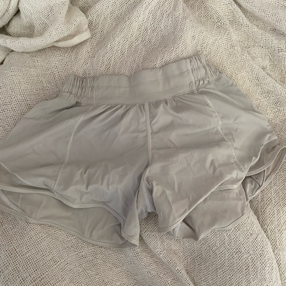 White Lululemon Shorts